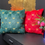 Thumbnail: Green or Red Faux Fur Christmas Tree Cushion 