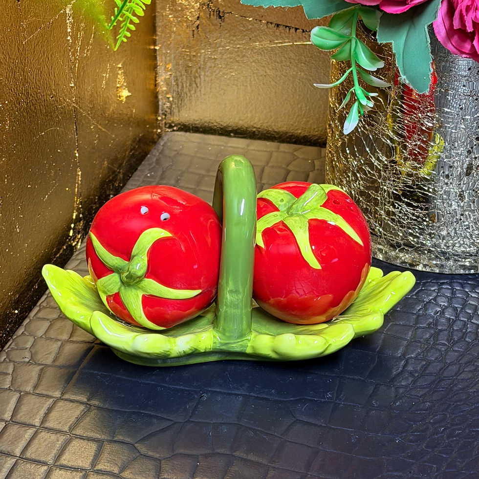 Thumbnail: The Cottage Garden Salt & Pepper Set - Tomato