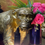 Thumbnail: Walking Monkey Holding a Bulb Gold Table Lamp 41cm