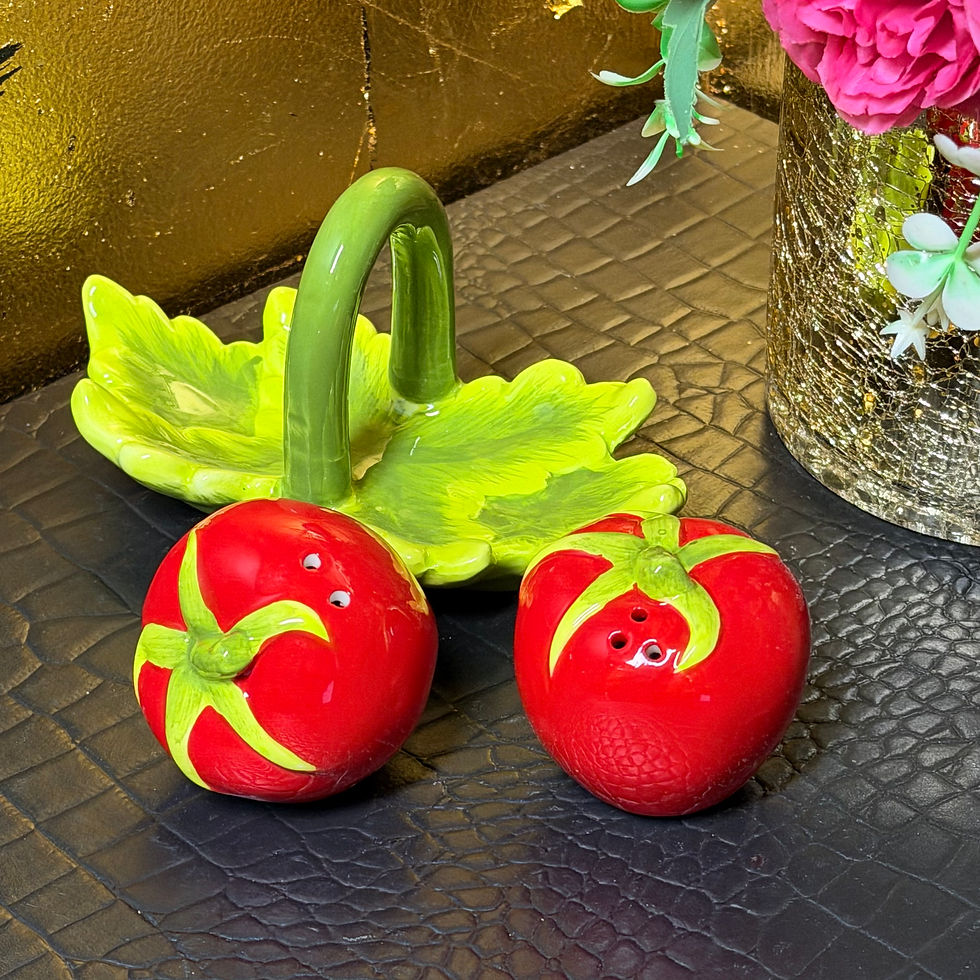 Thumbnail: The Cottage Garden Salt & Pepper Set - Tomato