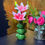 Thumbnail: Ceramic Stacked Oranges or Lime Vase 