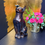 Thumbnail: Large Bronze Effect Cat with Butterfly Ornament 37cm 
