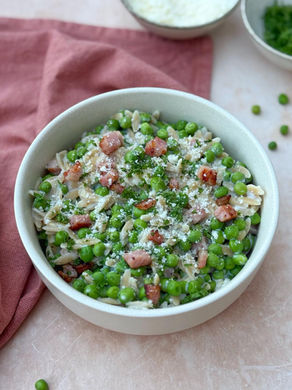 orzo carbonara