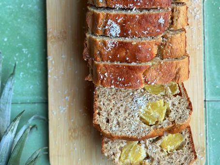Pina colada bananenbrood 
