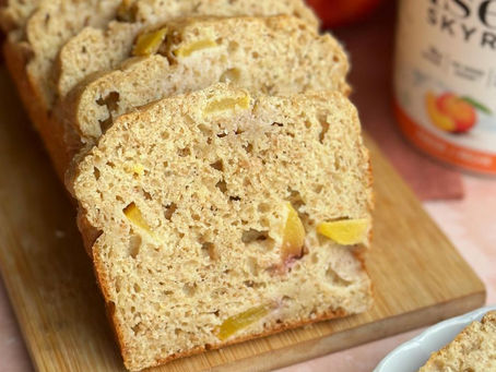 Perzik cake met nectarine
