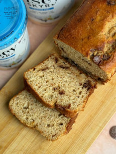 Vanille chocolate chip cake met skyr 