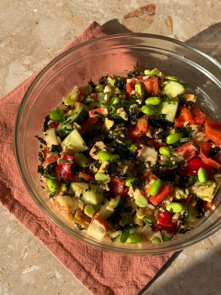 surimi rijstsalade