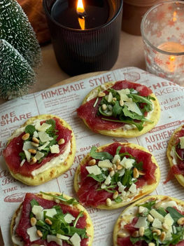 flatbread carpaccio
