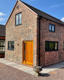Newly built barn conversion in Shropshire.
