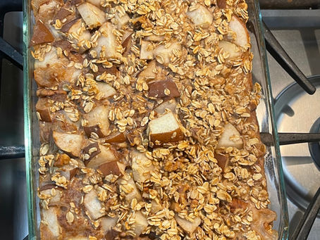 Pear Baked Oatmeal