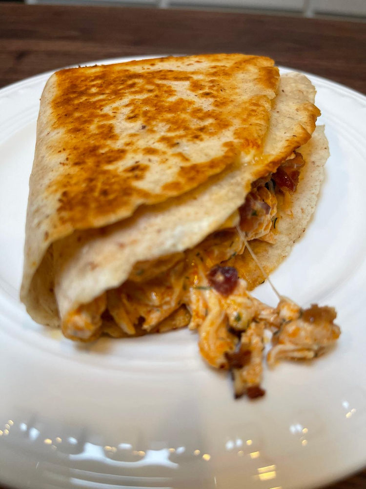 Tik Tok Buffalo Chicken Folded Wrap