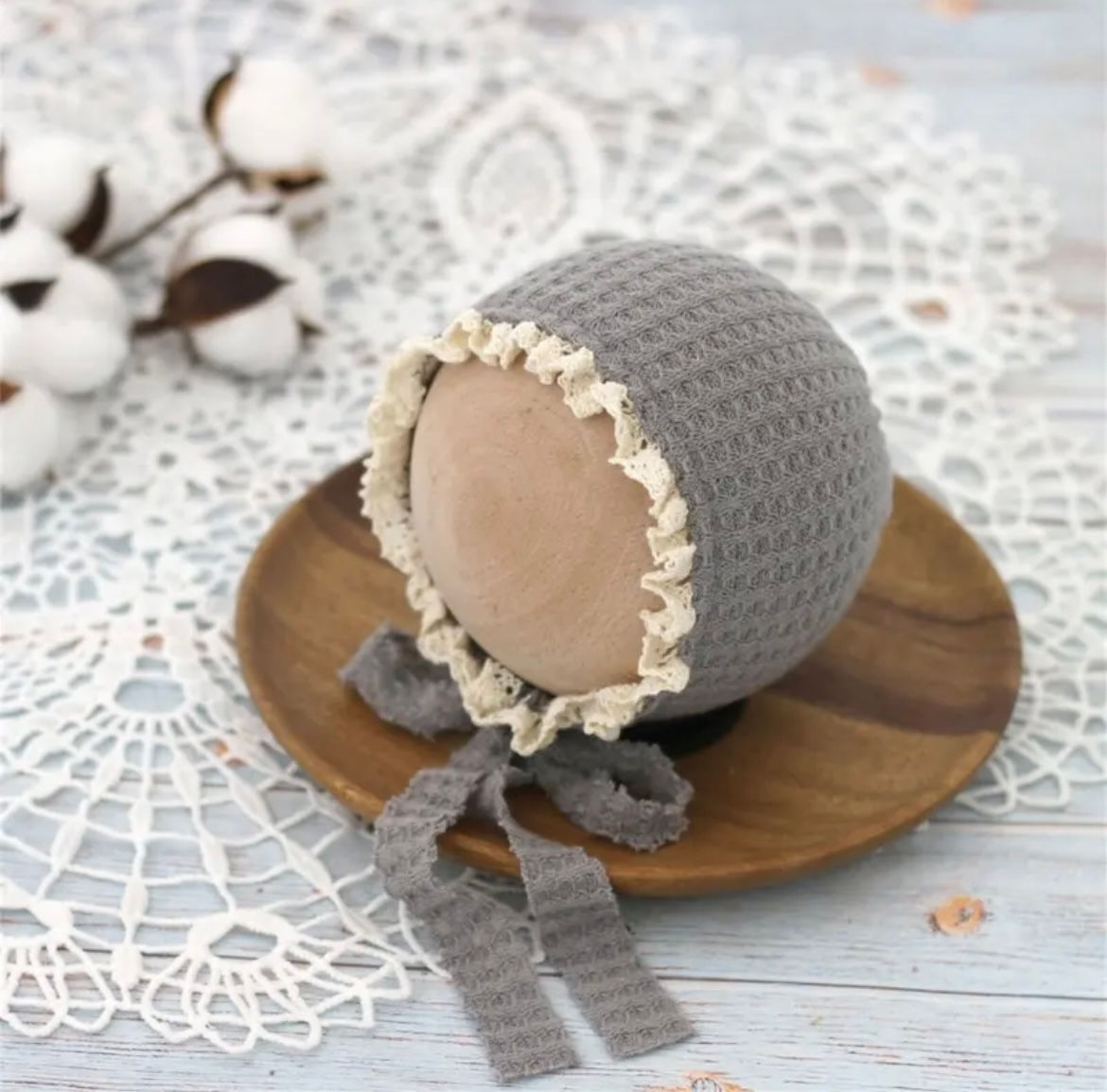 The Lace Baby Bonnet