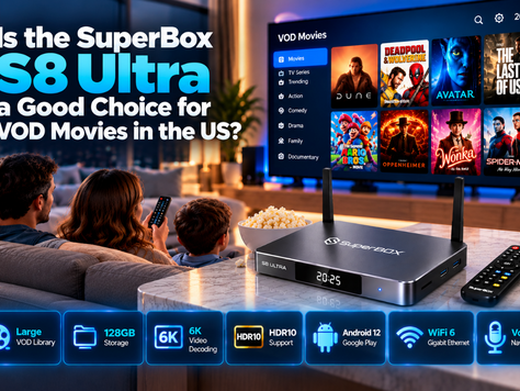 Is SuperBox S8 Ultra good for Watching VOD Movies in US&CAN?