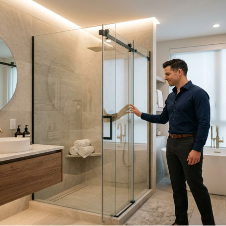 Sliding Shower Doors That Turn Bathrooms Into Showstoppers
