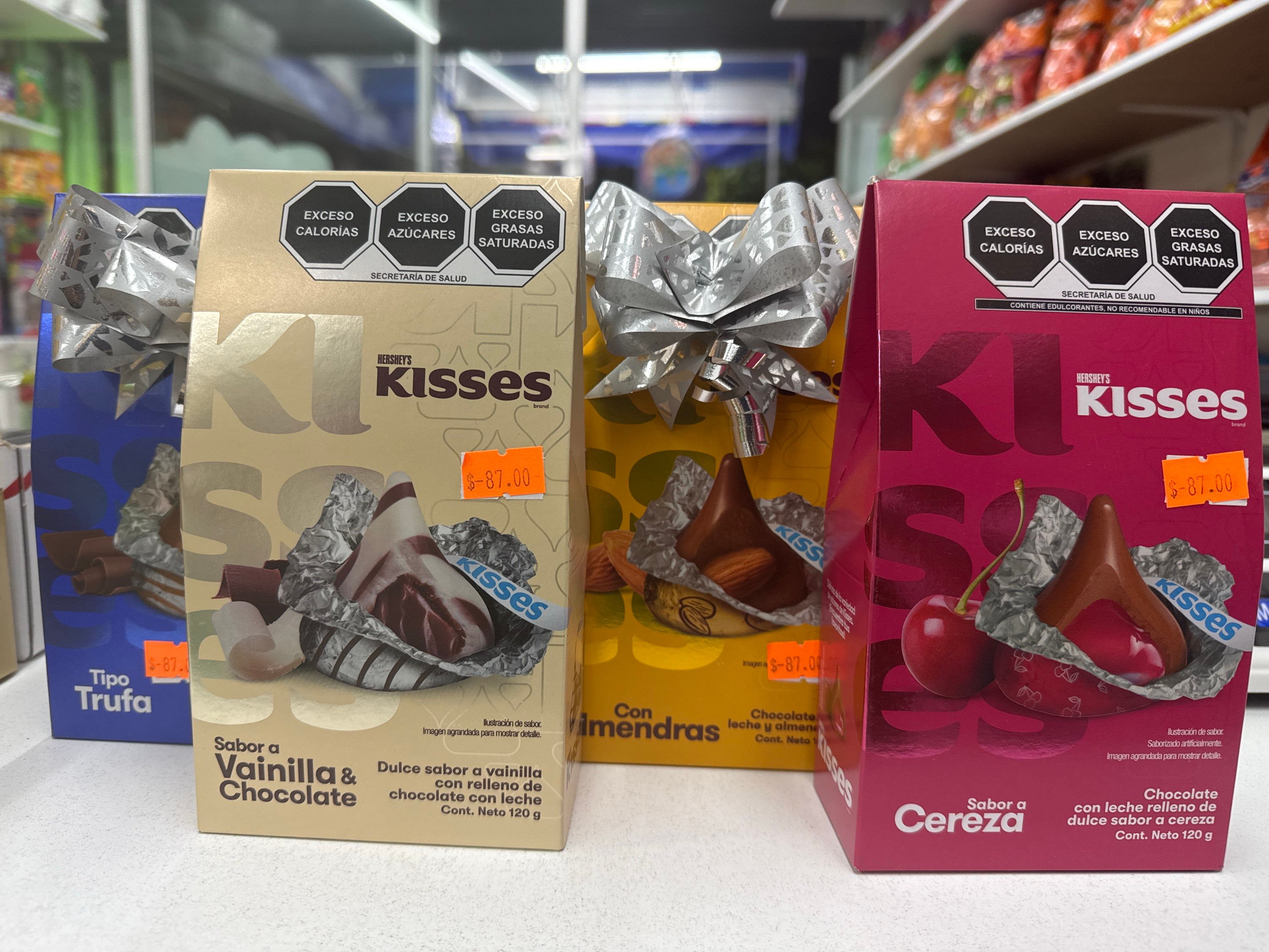 Kisses 120g (diferentes sabores) 