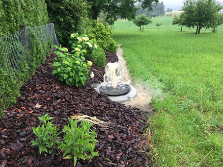 Abklärung, Dingenhard, Schachtdeckel angehoben