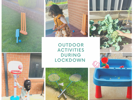 Outdoor activities for toddlers during lockdown