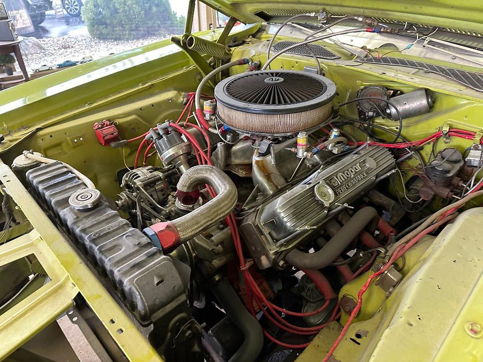 1971 Dodge Super Bee engine bay 3
