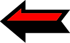 Black and Red Left Arrow