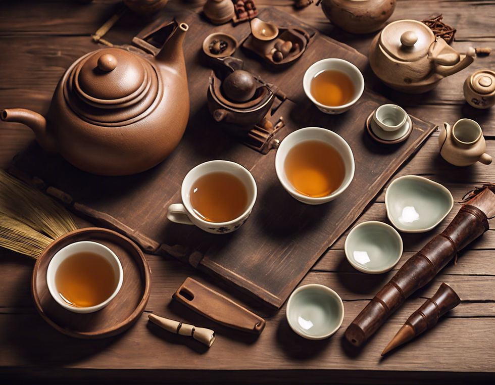 Experience the Art of Making Kungfu Tea at Azure Sky
