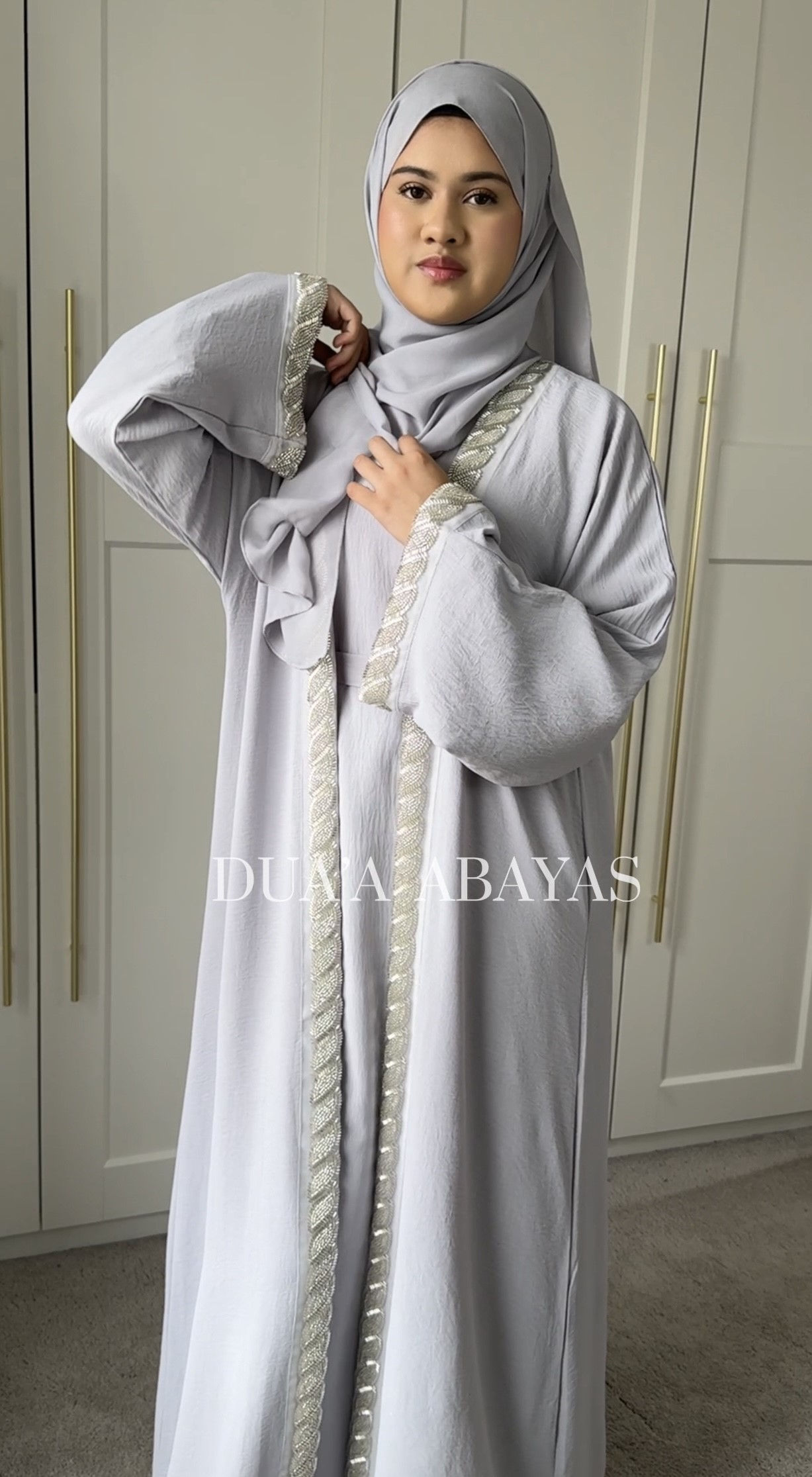 Maya Abaya Powder Blue