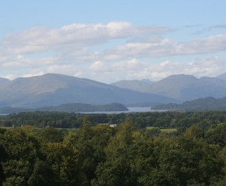 View of Loch Lomond looking north