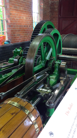 Driving wheels in the slipway engine shed