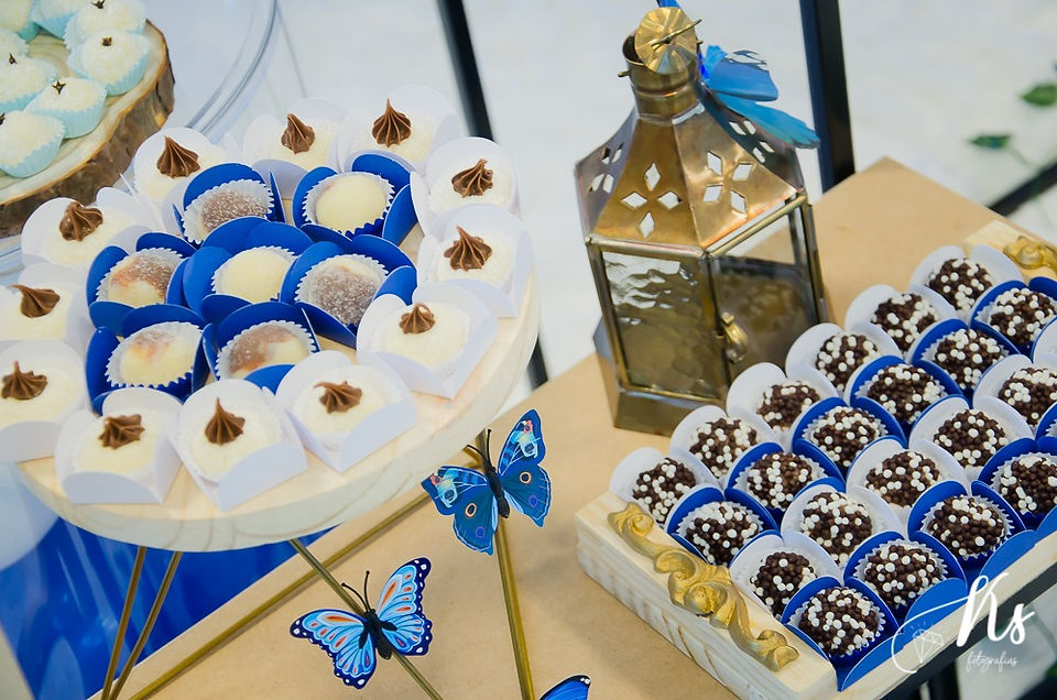 Decoração de Borboletas na Marshmallow Fun