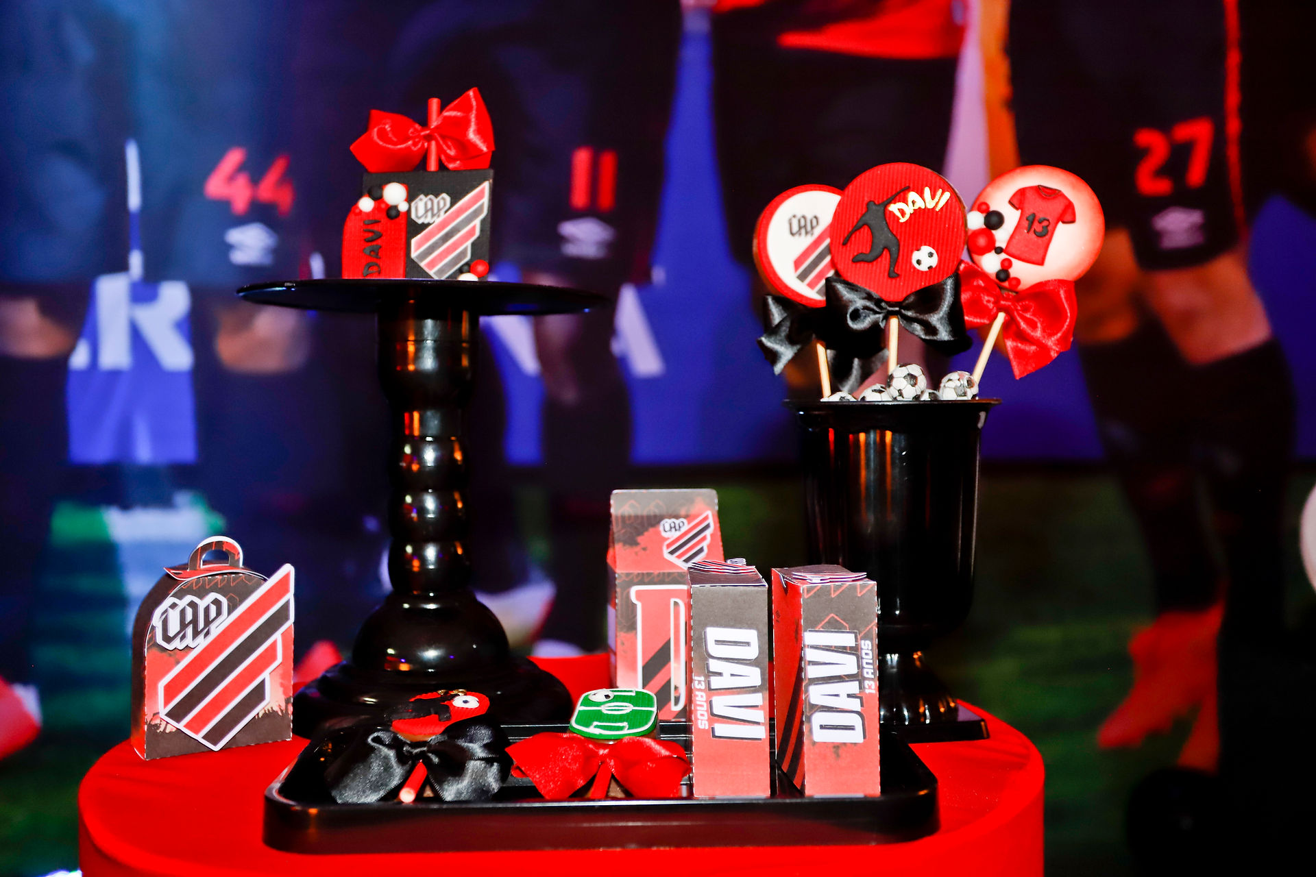 Decoração Athletico Paranaense na Marshmallow Fun