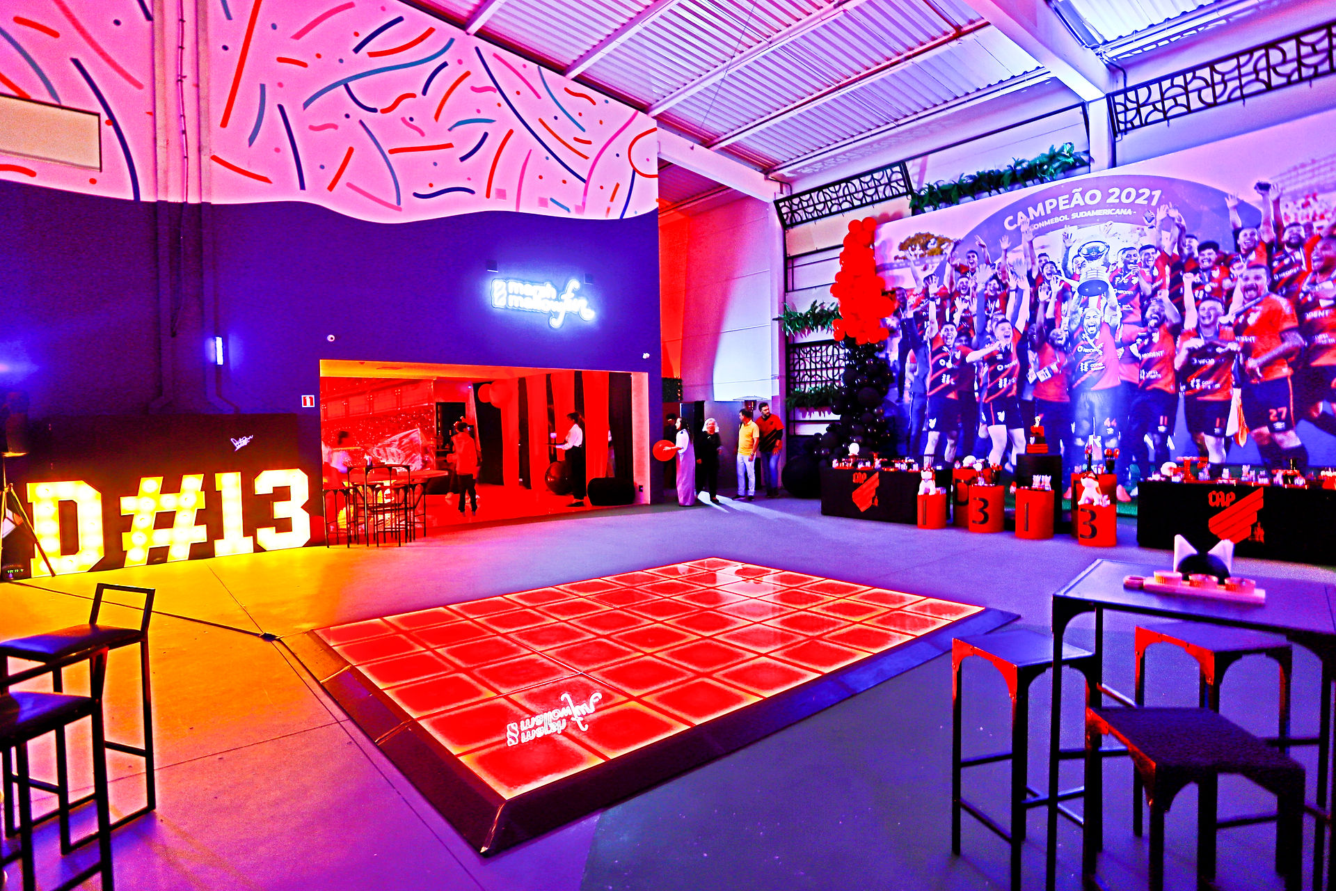 Decoração Athletico Paranaense na Marshmallow Fun