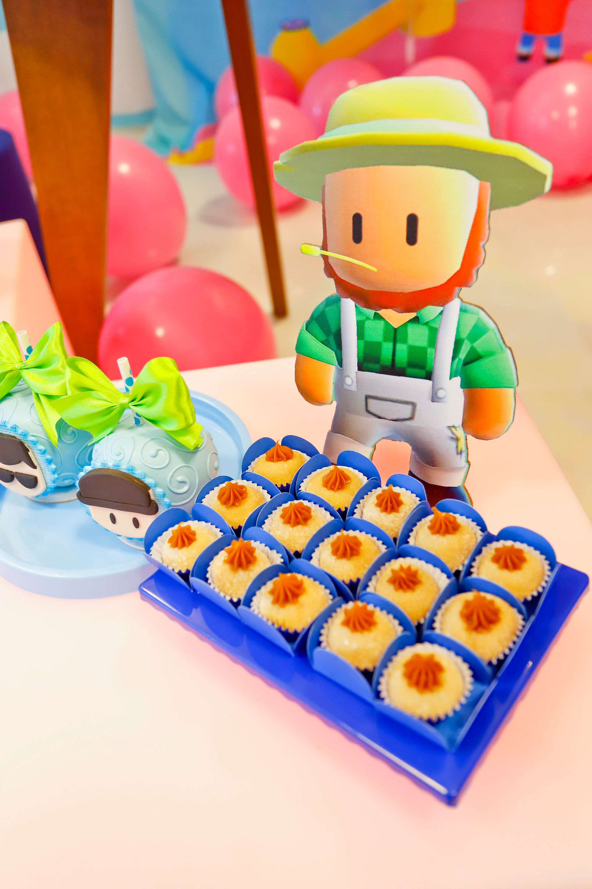 Decoração Stumble Guys na Marshmallow Fun