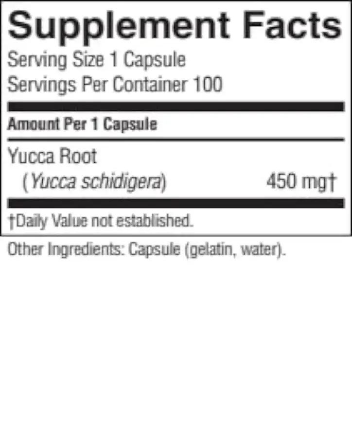 Nature's Sunshine Yucca 100 caps