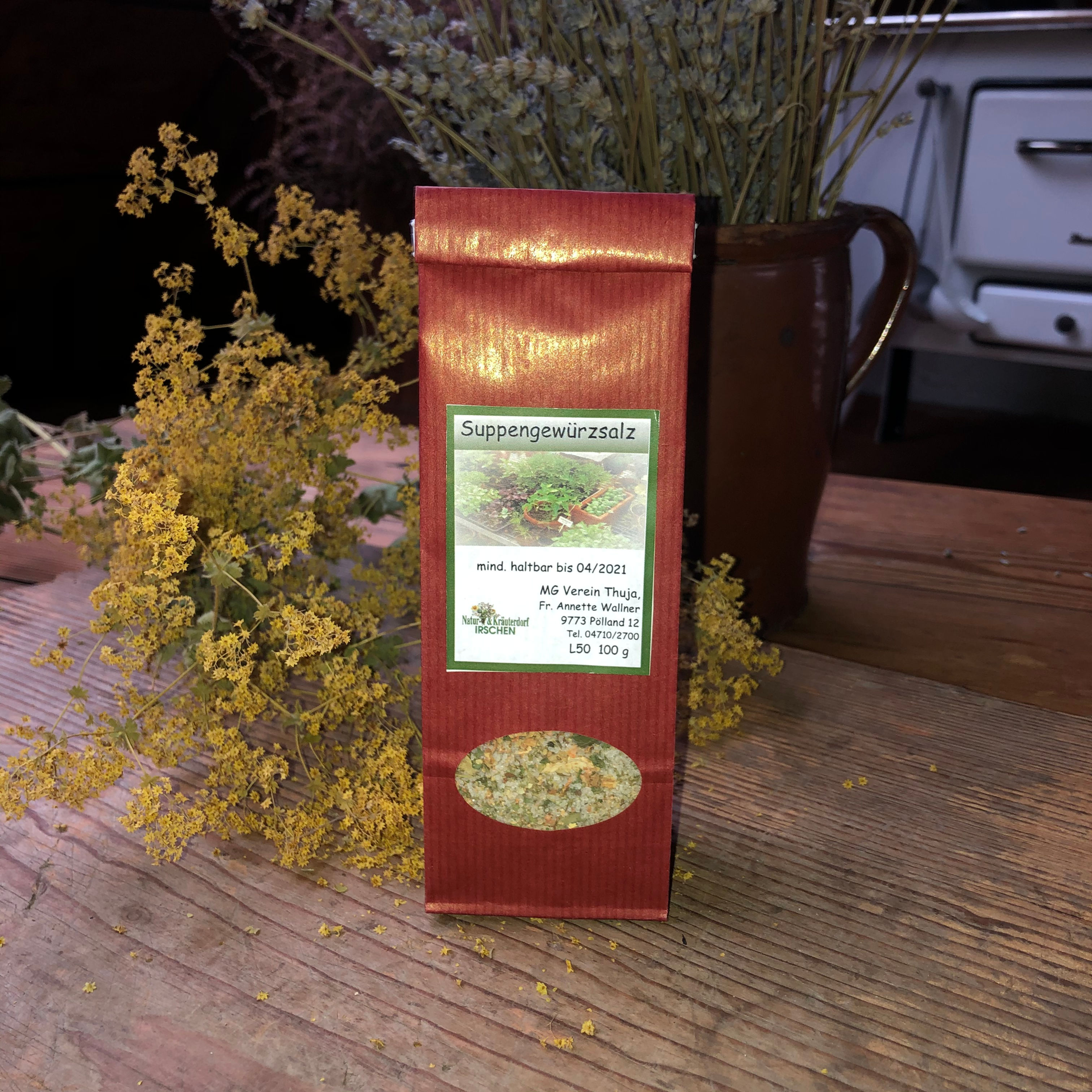 Bio Kräutertee Mischung:  Kräuterdorf Irschen