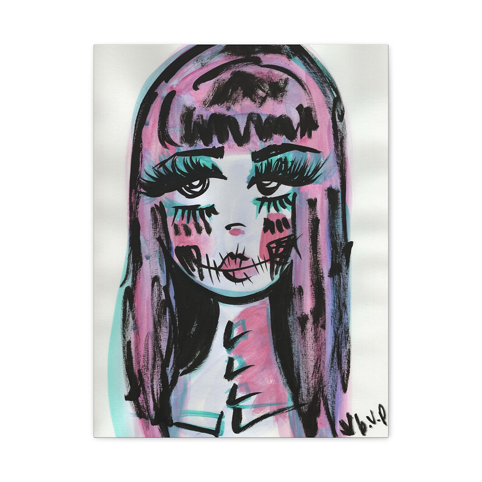 Thumbnail: Bianca Matte Canvas, Stretched, 1.25"