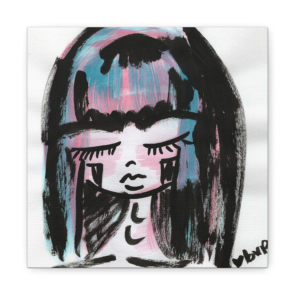 Thumbnail: Nikki Matte Canvas, Stretched, 1.25"