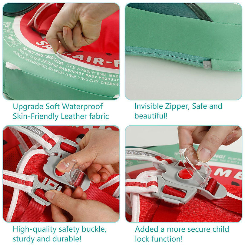 Thumbnail: Mambobaby Float with Canopy and Tail Watermelon