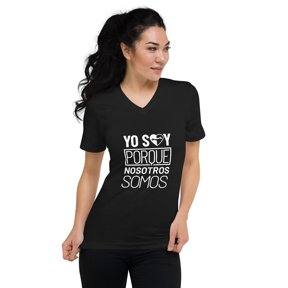 Thumbnail: Yo Soy - Unisex Short Sleeve V-Neck T-Shirt