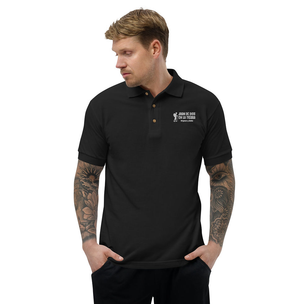 Thumbnail: Juan de Dios en La Tierra V4 - Embroidered Polo Shirt