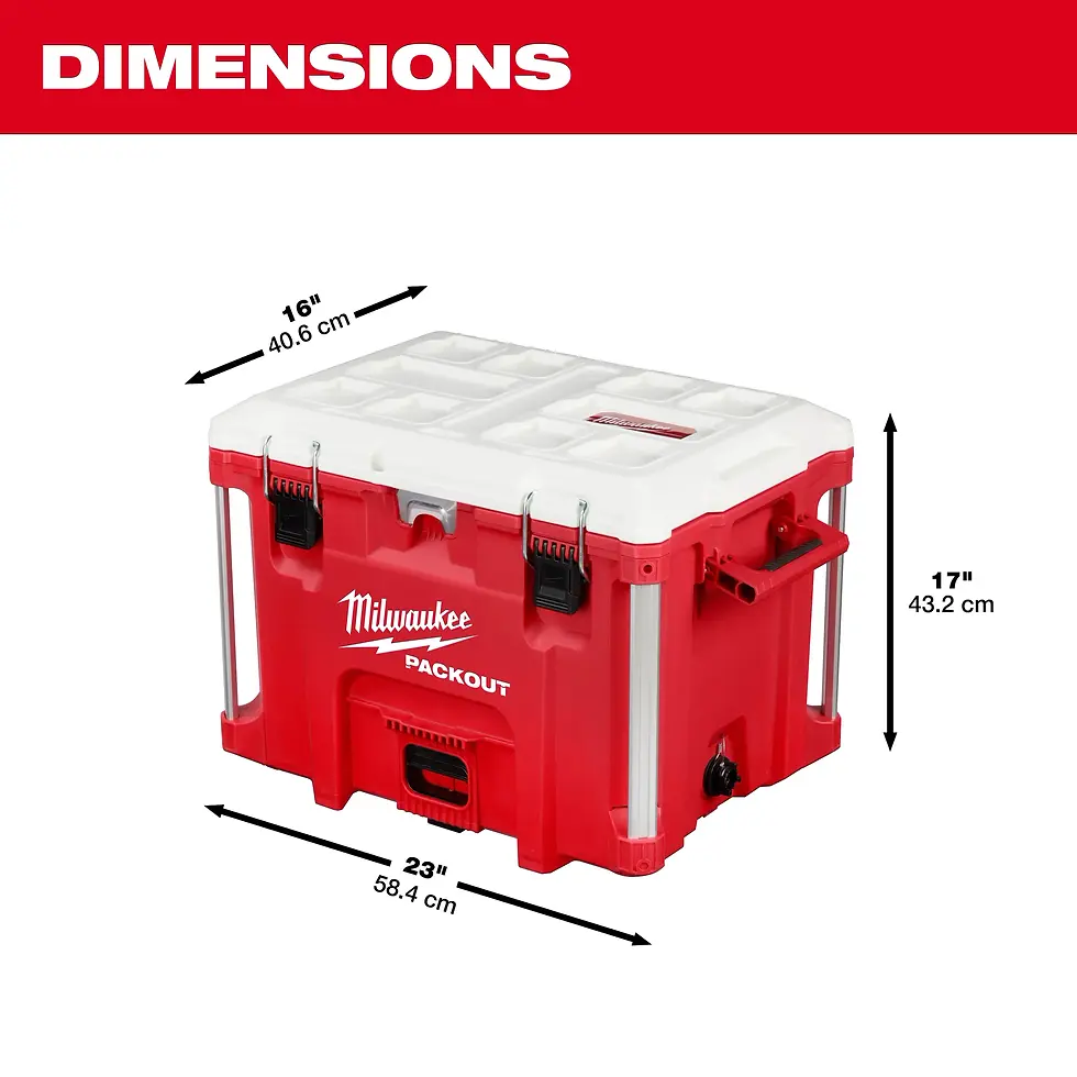 Thumbnail: Milwaukee 22 in. Packout 40 qt. XL Cooler