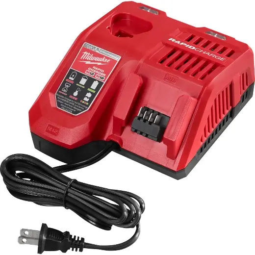 Milwaukee M12 and M18 12-Volt/18-Volt Lithium-Ion Multi-Voltage Rapid Battery Ch