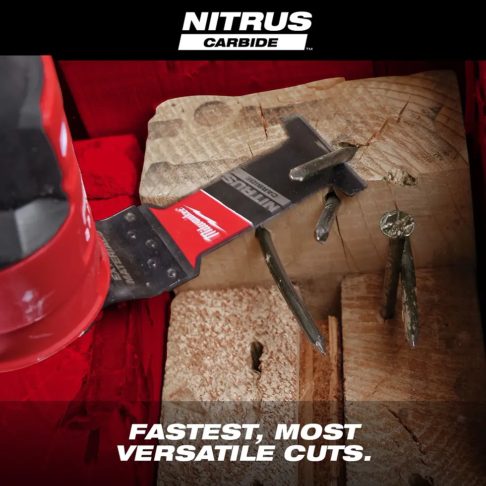 Thumbnail: Milwaukee 1-3/8 in. Carbide Universal Fit Extreme Metal Cutting Multi-Tool Oscil