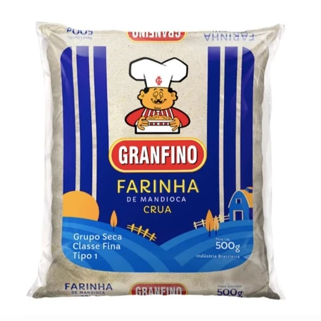 Farinha de Mandioca Crua - 500g