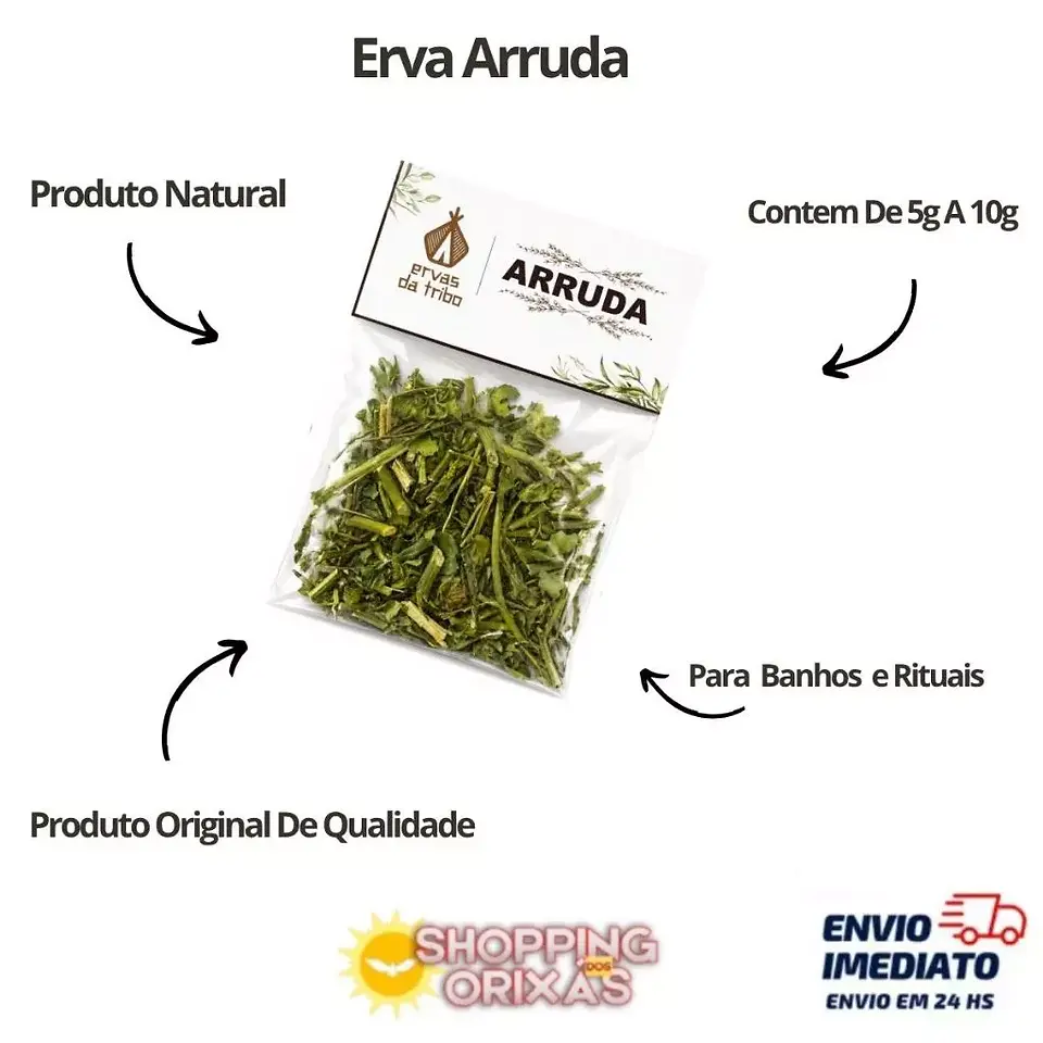 Arruda para Banho de Limpeza Energética