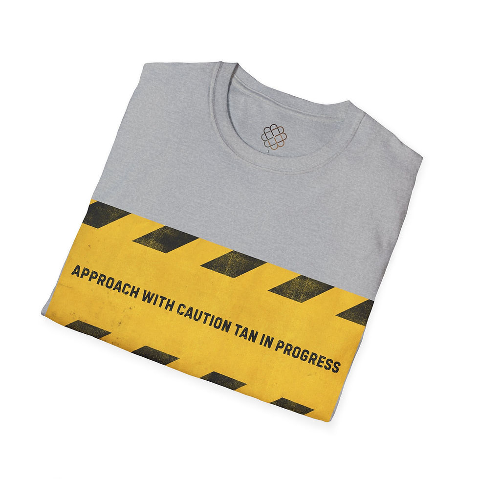 Thumbnail: Caution Tan In Progress T-Shirt,