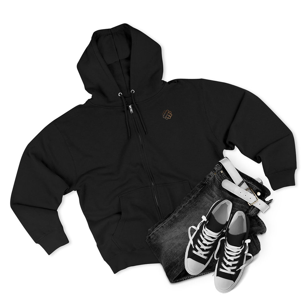 Thumbnail: Unisex Zip Hoodie with Hood
