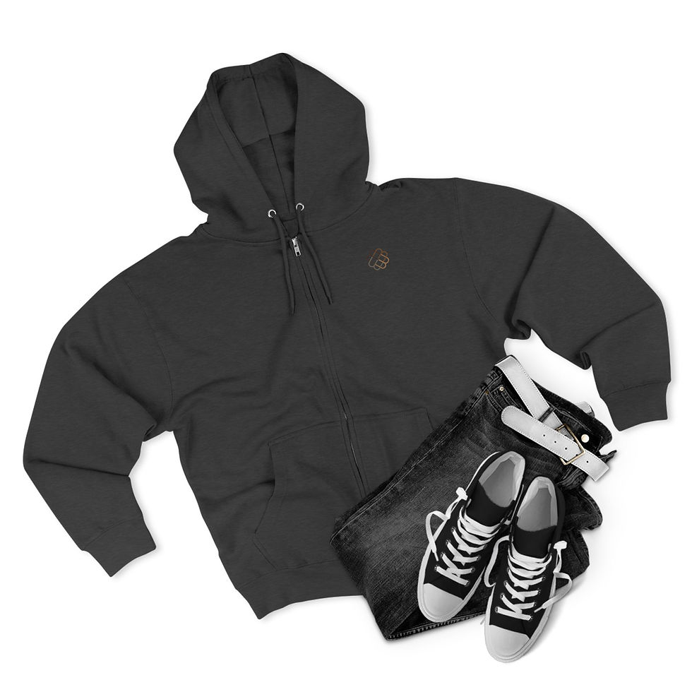 Thumbnail: Unisex Zip Hoodie with Hood
