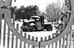 Arched Truck in Snow