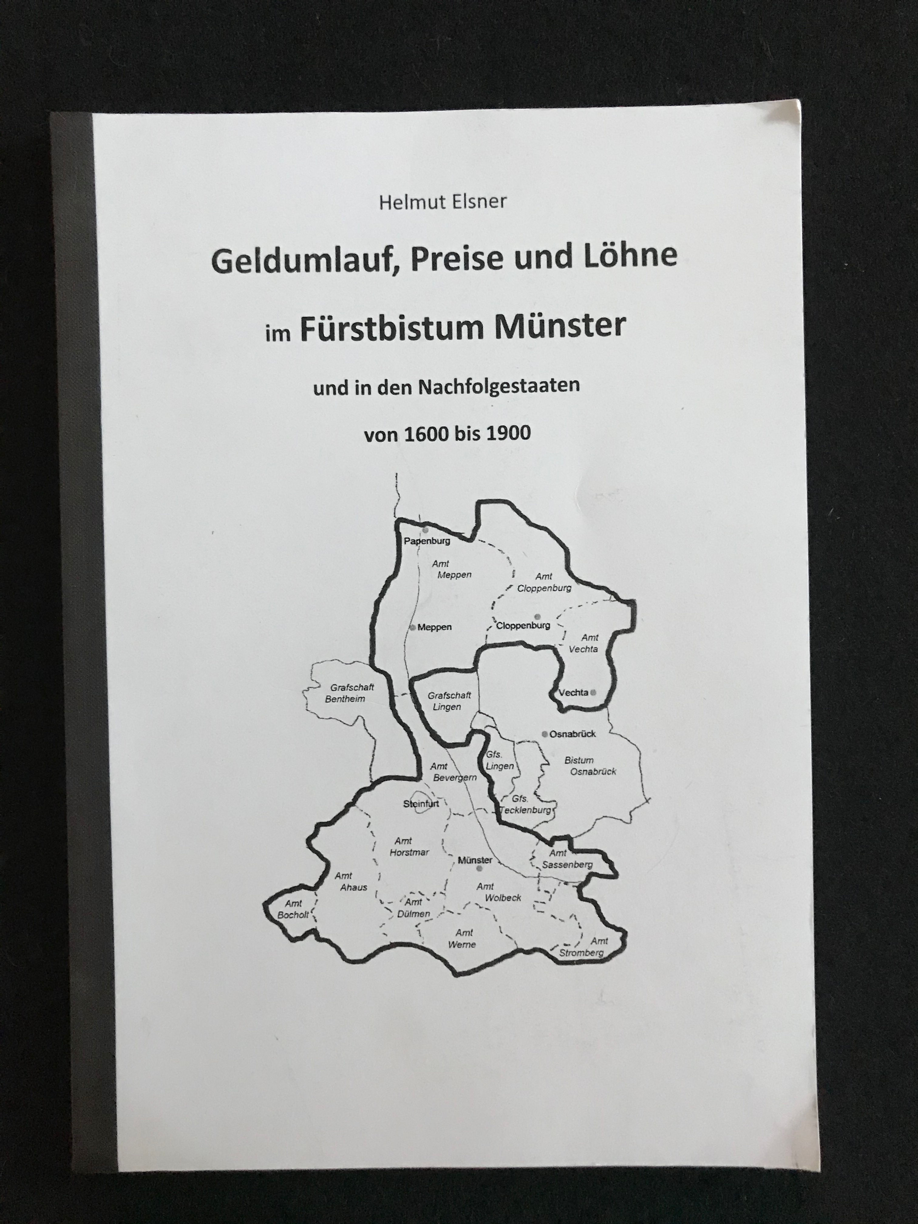Elsner, Helmut: Geldumlauf, Preis und Löhne im Fürstbistum Münster
