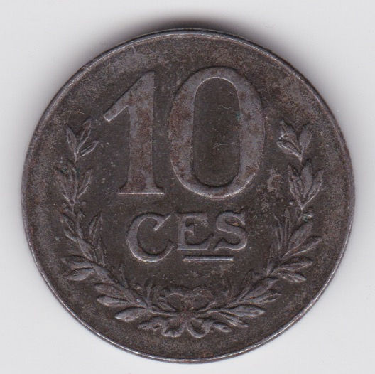 10 Centimes 1918 Deutsche Besetzung Eisen