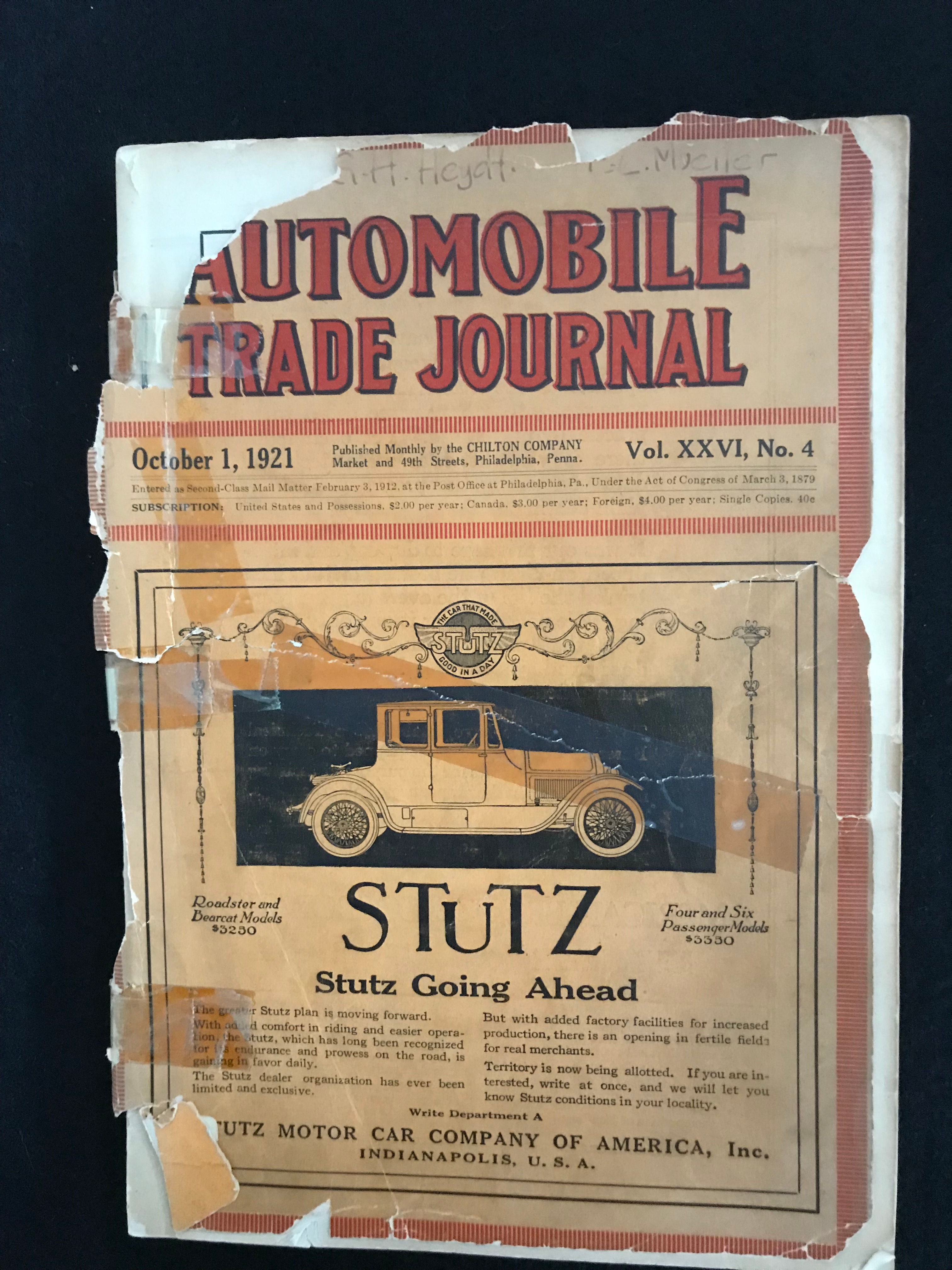 Chilton Company(Hrsg.): Automobile Trade Journal XXVI, No. 4